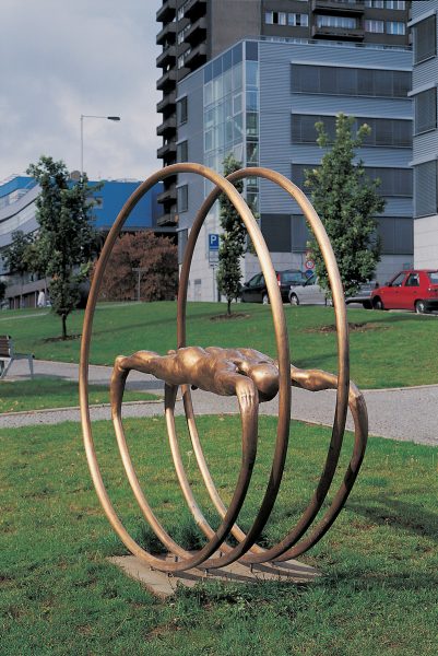 Michal Gabriel - Road - view of the sculpture in place